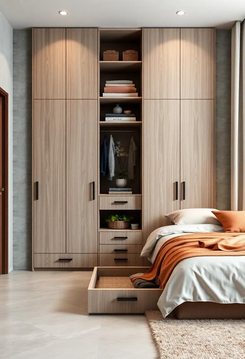 Under-Bed Storage Drawers: ‌Extend your wardrobe ‌capacity by integrating‌ drawers under ⁣the bed for off-season ⁢items while keeping them​ easy⁢ to access