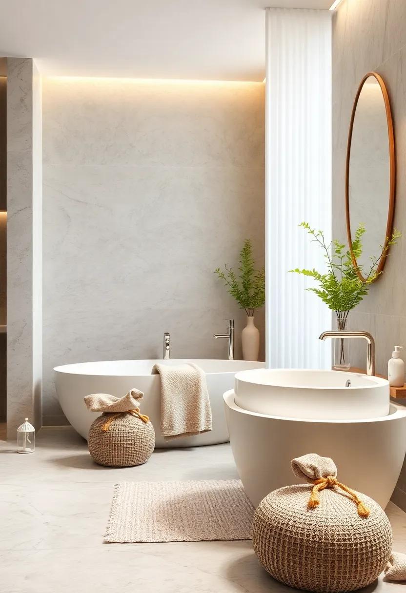 Scented Sachets in Fabric Pouches:⁢ Place scented ⁣sachets in soft ⁢fabric pouches around the bathroom to encourage ⁤tranquility through gentle fragrance