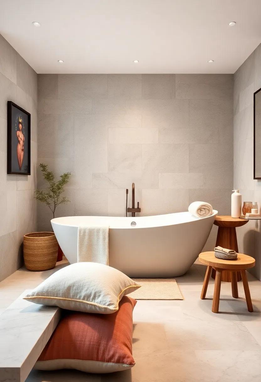 Plush bath Pillows: Make your bath experience luxurious with plush bath pillows that add comfort and support during long​ soaks