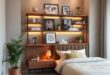 25 Cozy Bedroom Shelf Decor Ideas with Soft Lighting to Elevate Your Space