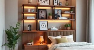 25 Cozy Bedroom Shelf Decor Ideas with Soft Lighting to Elevate Your Space