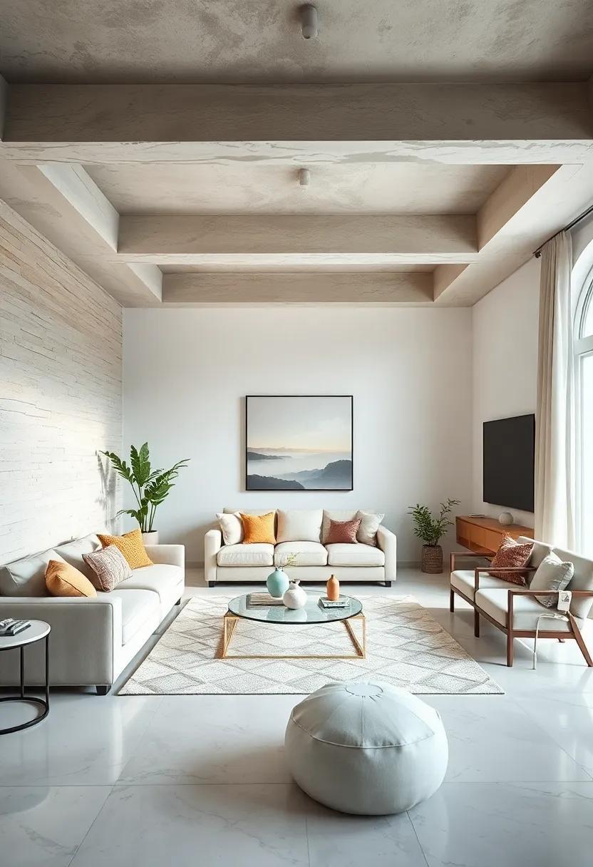 25 Inspiring Ideas for a Serene Living Room in a Neutral and White Palette