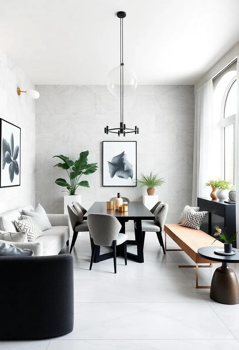 25 Stunning Black and White Dining Room Designs to Inspire Your Next Renovation