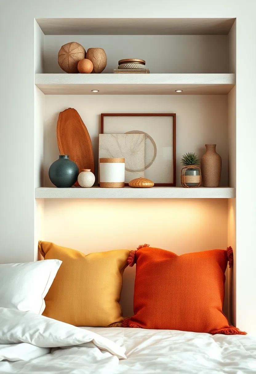 Layered Textures: Mix wood,‌ metal, and textiles⁤ on your shelf ‍for a visually appealing arrangement that engages the senses