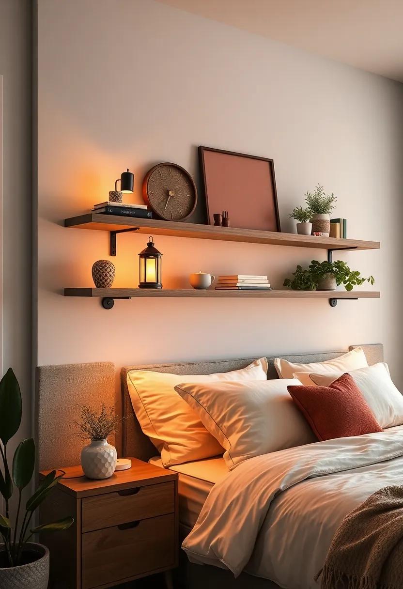 soft⁤ Mood Lamps: Use small,soft-glow lamps or lanterns ‍to grant your shelf a stylish glow while maintaining cozy⁢ aesthetics