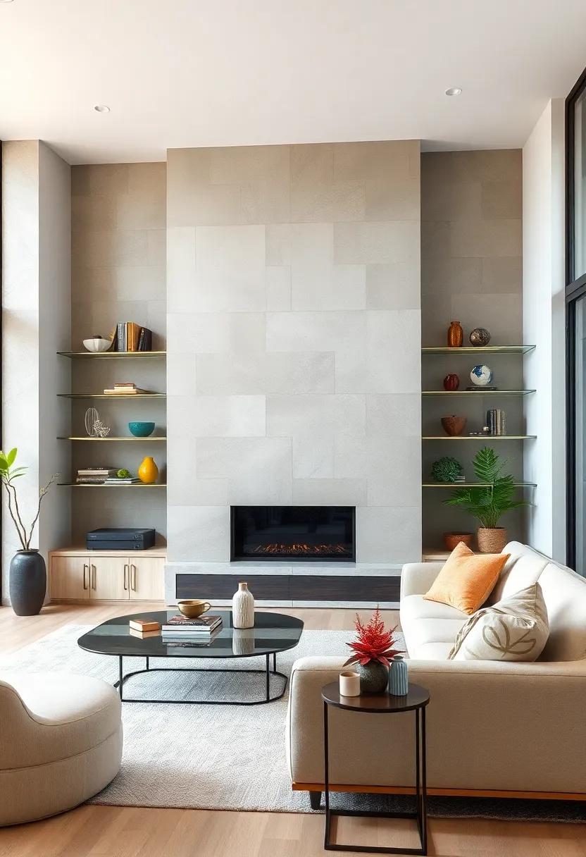 Open Concept functionality: ⁤These‍ built-in shelves strategically divide the‍ space without compromising on openness, featuring ⁣glass shelving that adds transparency and light