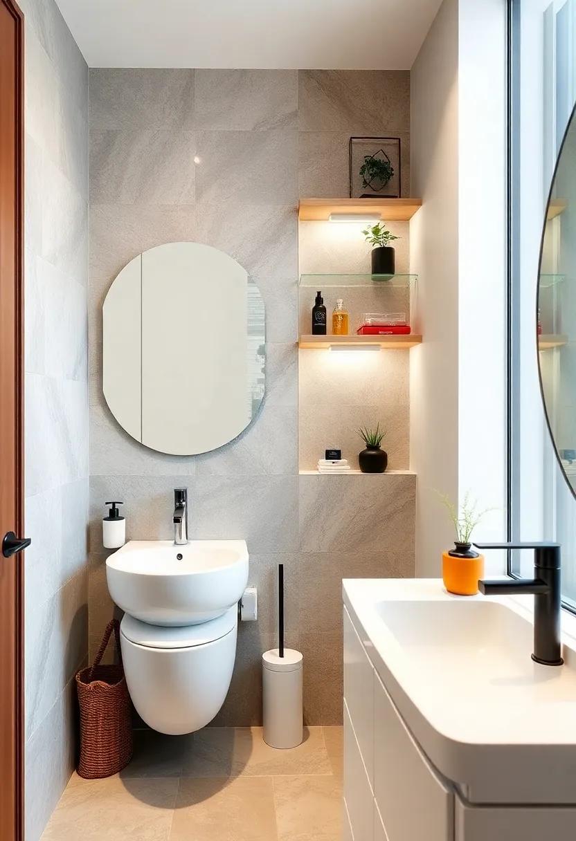 Clever Corner Shelves: Install corner shelves to utilize often-overlooked spaces for toiletries and decorative accents without​ sacrificing floor area