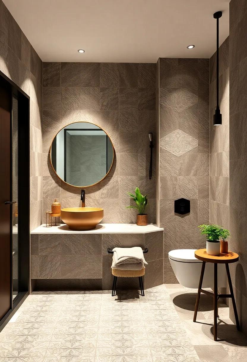 play with ​Patterns: Use patterned tiles to create focal ‍points and visual interest​ in small ‍areas without overwhelming the space