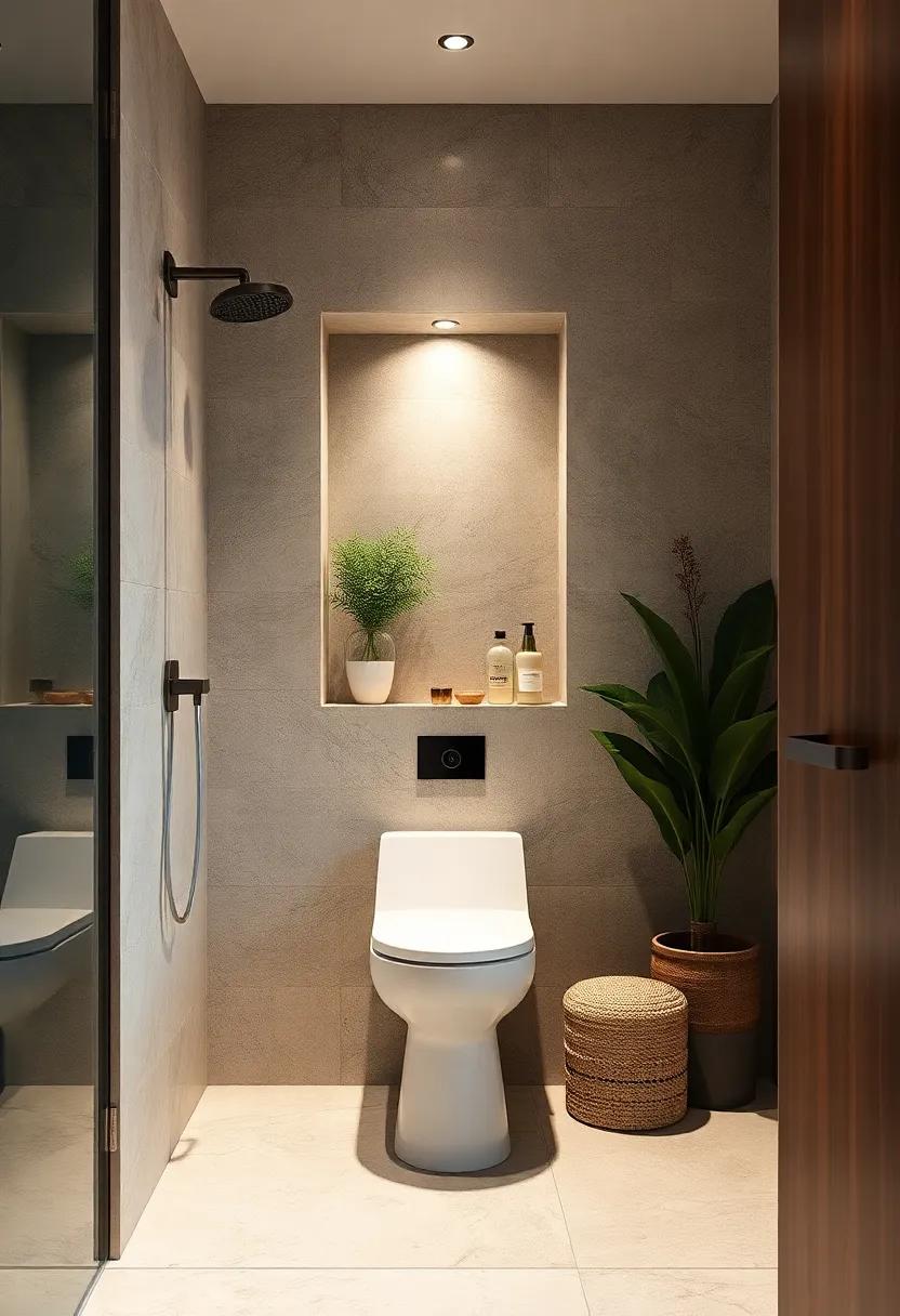 Shower Niche: Create a built-in shower niche for toiletries, offering a seamless look while optimizing bathroom space efficiently