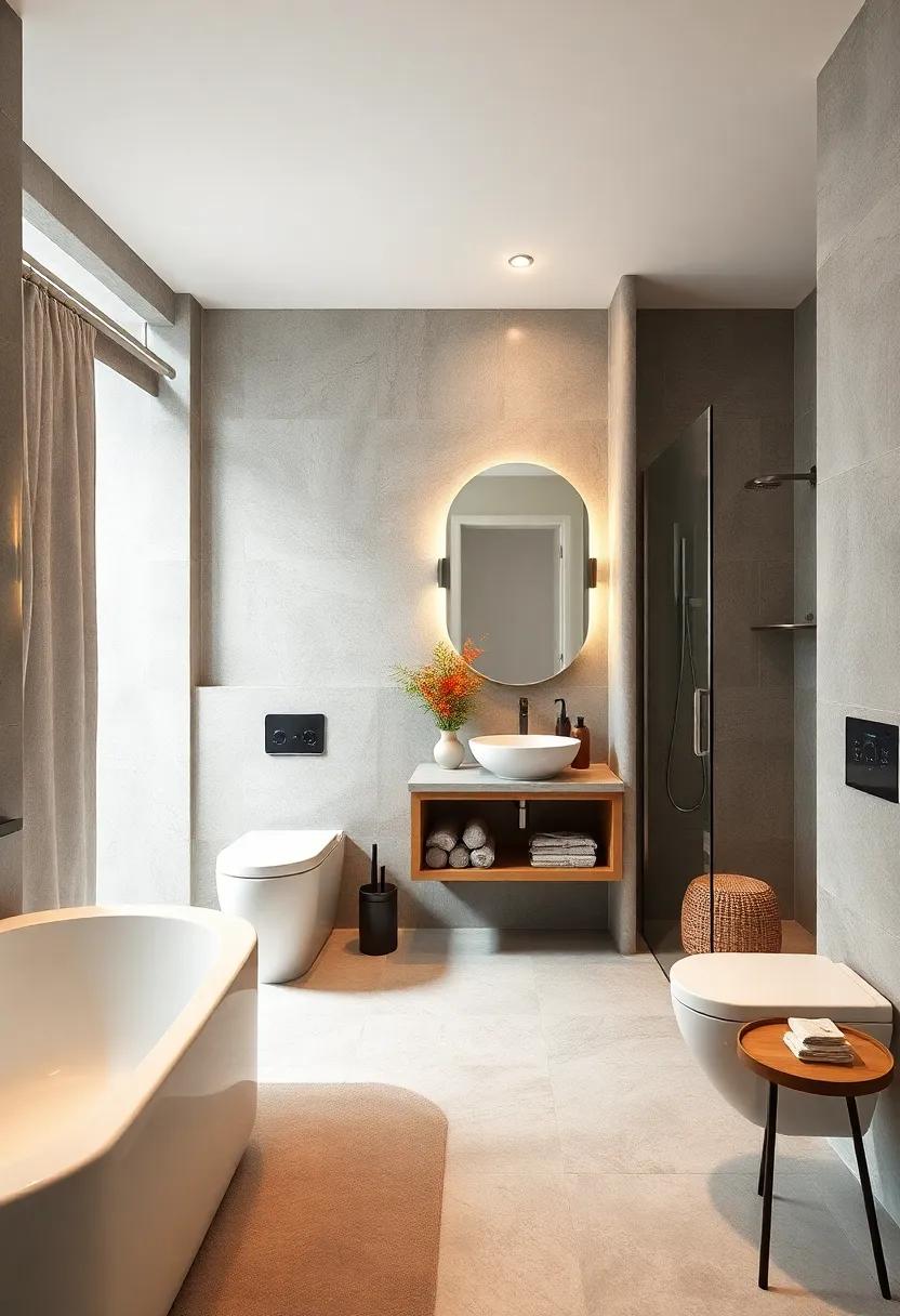 Technology Integration: Embrace‍ smart technology,like automatic ⁢faucets and digital mirrors,for a modern and innovative bathroom experience