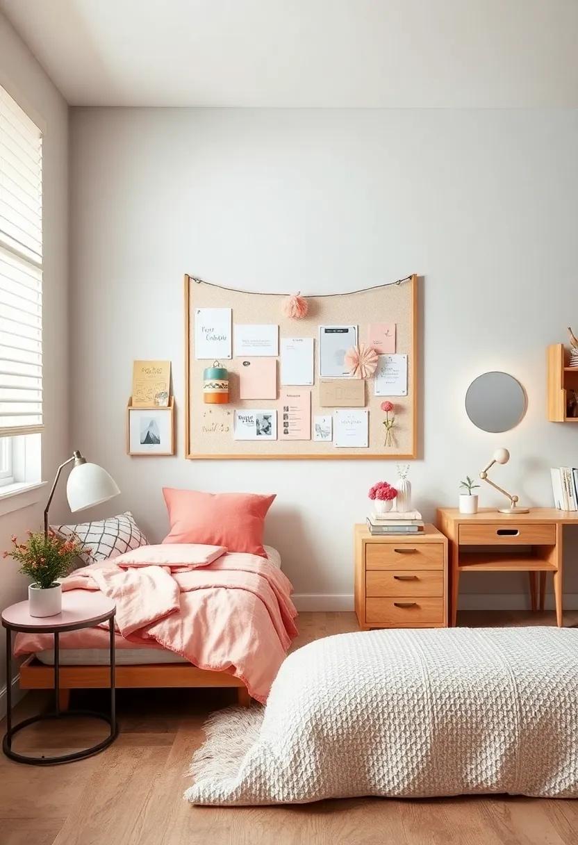 Make a DIY Vision Board:⁤ Design a personalized space for goals ⁣and inspirations to hang directly ⁤above the desk or bedside table