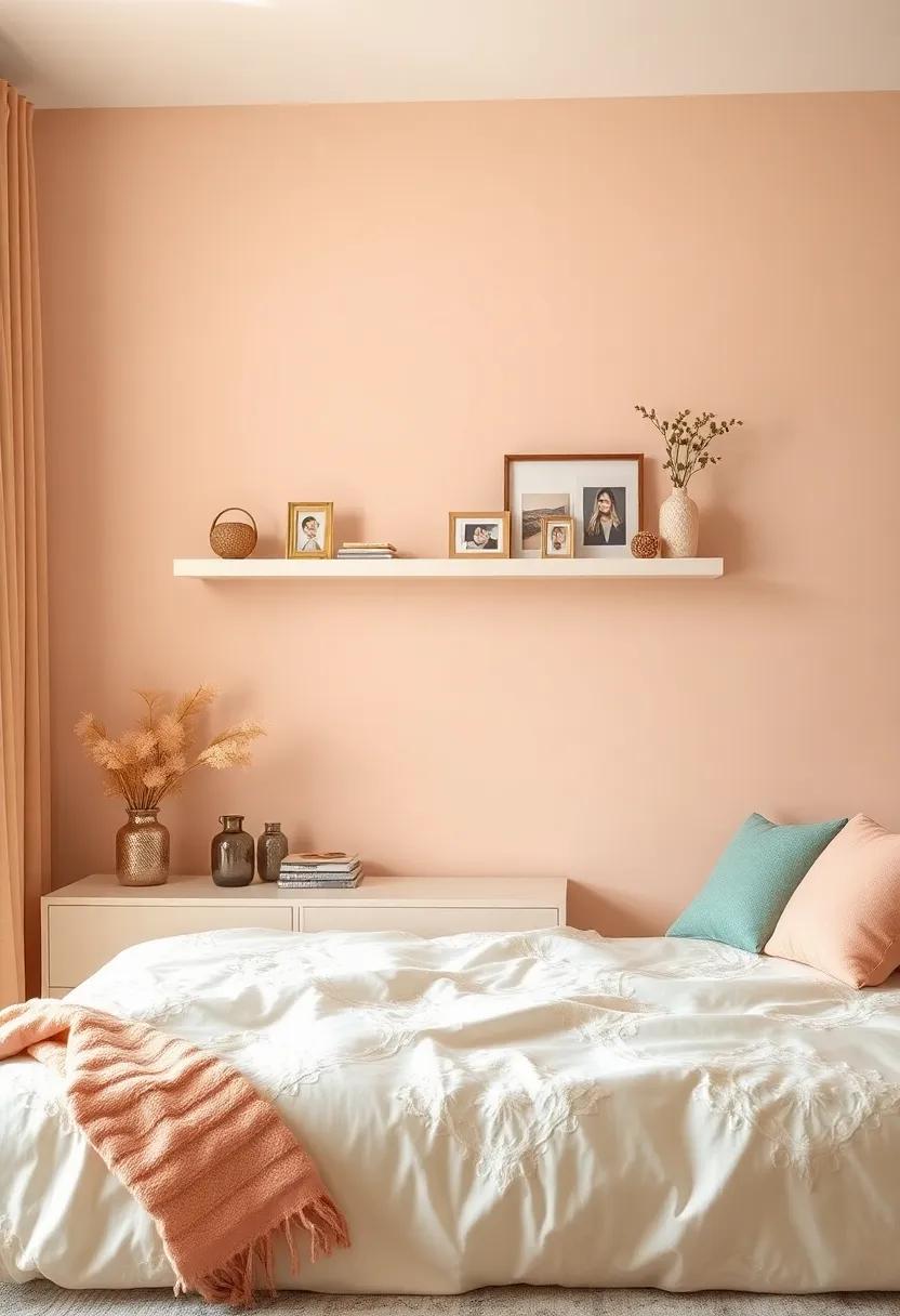 Set ⁢Up ⁣a Display⁢ Shelf: Showcase treasured items⁢ and ‌photographs on a lovely ​cream-colored ‌shelf at eye level