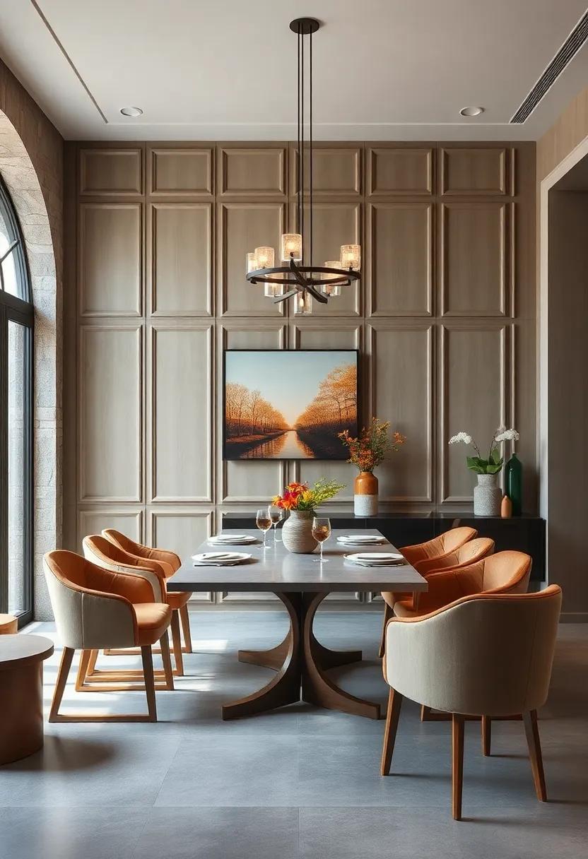 Bright Accent Colors: Don’t​ shy away from bold‍ accent colors that contrast ‍with ​neutral furniture, making your dining experience ​visually stimulating