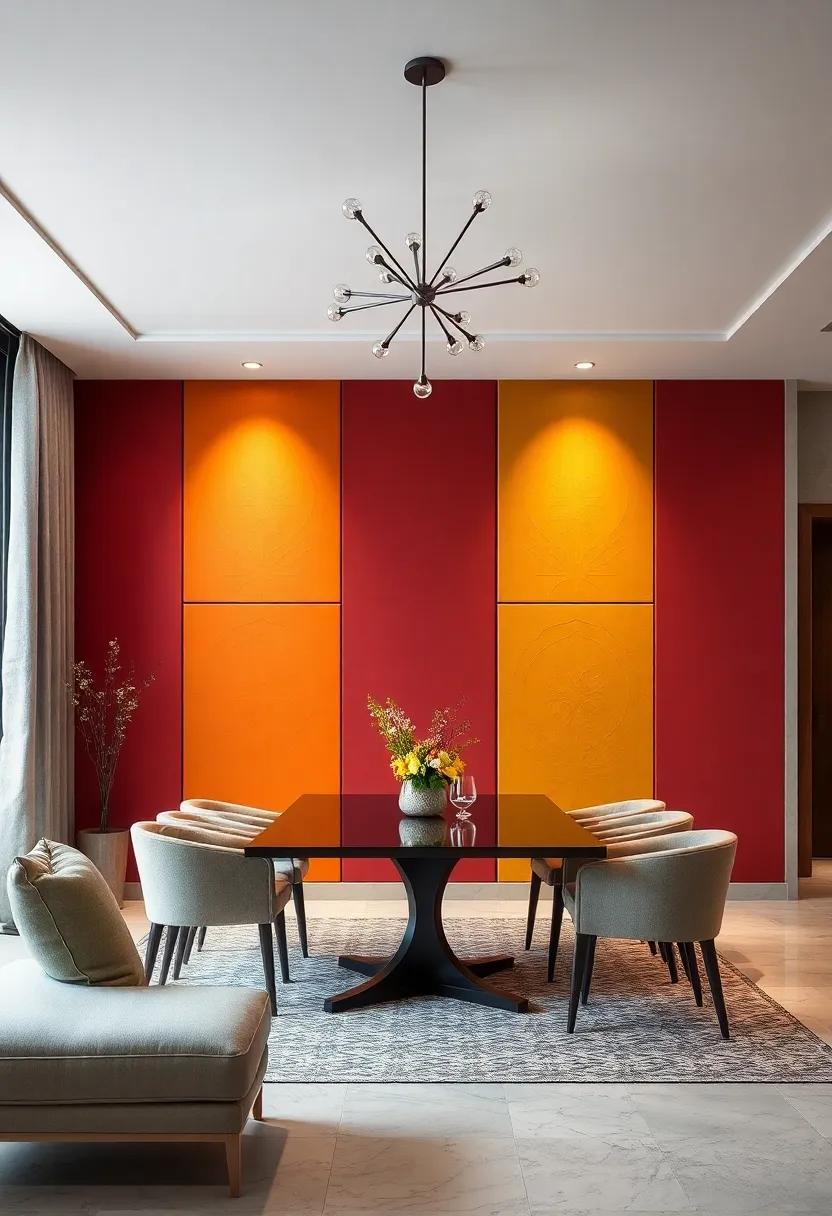 Color-blocked Panels: use color-blocking techniques to create visual interest and vibrancy, ​allowing you to ​express your personality through even the simplest ⁣of walls