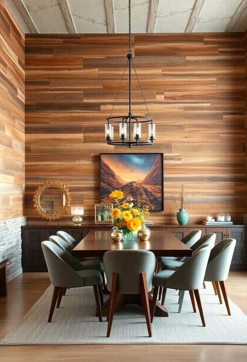 Reclaimed Barn Wood: Bring⁤ history into your home ⁤with reclaimed barn wood paneling that tells a⁣ story, adding authenticity and character to ‍your dining room