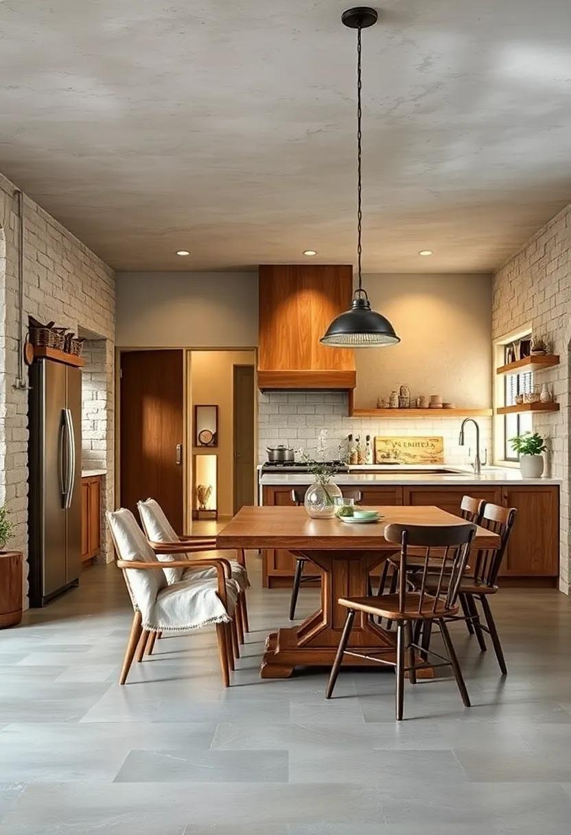 Add a Rustic Dining​ Area: Incorporate a farmhouse-style table and chairs to create a cozy space for ⁢family meals that feels connected to rural roots