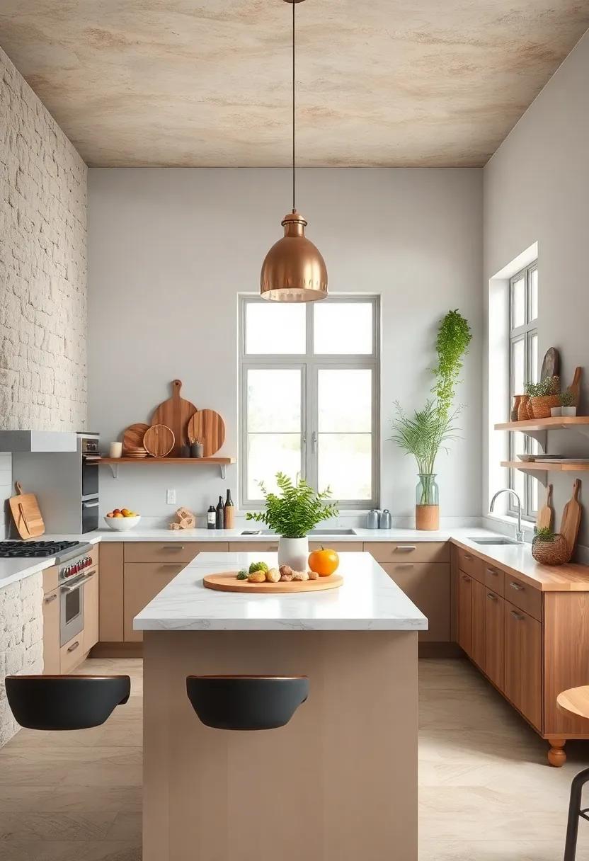 Add Wood‍ Accents: Incorporate cutting boards, utensil holders, and⁤ serving trays made from wood to‌ infuse ⁢warmth and a rustic touch