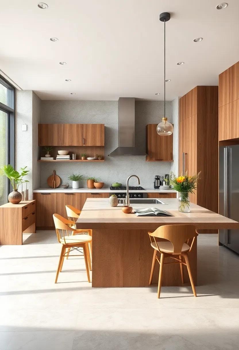 Embrace Natural materials: ​Choose countertops and⁤ cabinets made of reclaimed wood or ⁣bamboo to provide warmth⁢ and authenticity to your kitchen