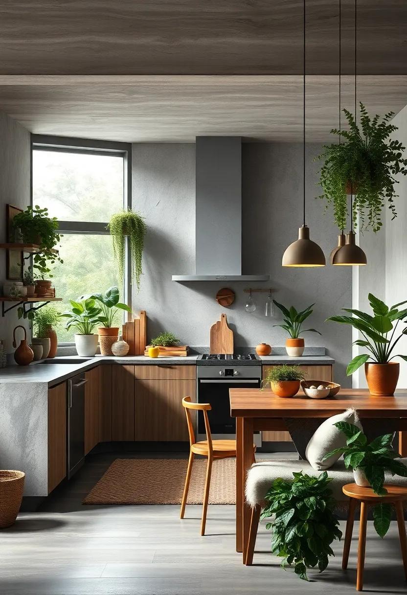 Incorporate Indoor⁣ Plants: Bring life ‌indoors with⁢ herbs and houseplants like ‍basil and ⁢ferns that add freshness and ⁣purify ⁢the air