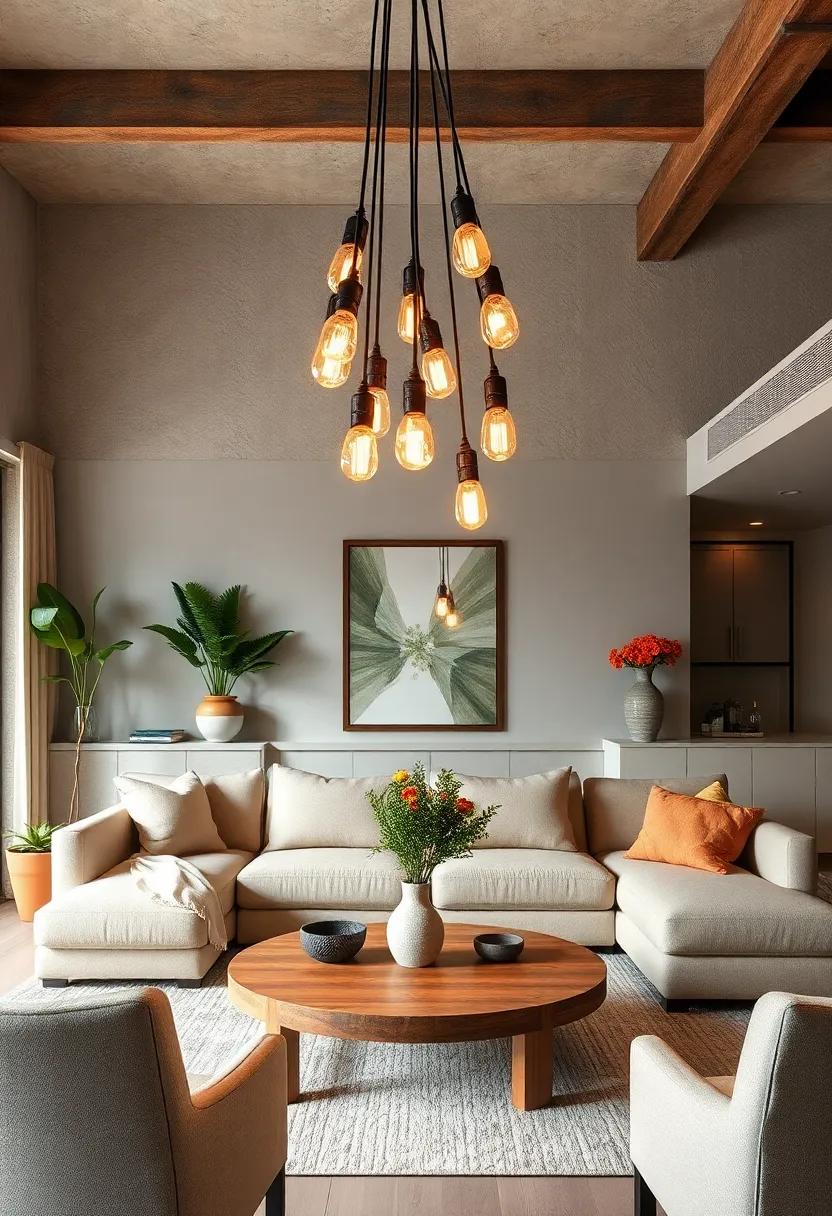 Vintage Edison Bulb chandelier: Infuse‍ your space with a⁣ touch ​of retro charm through an eye-catching chandelier that showcases the‌ warm⁢ glow of Edison ⁣bulbs