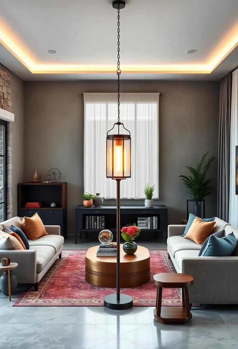 Lantern-style floor‌ lamp: ​Capture allure and nostalgia with a freestanding lantern-style floor lamp that invites warmth and character ‍into your decor
