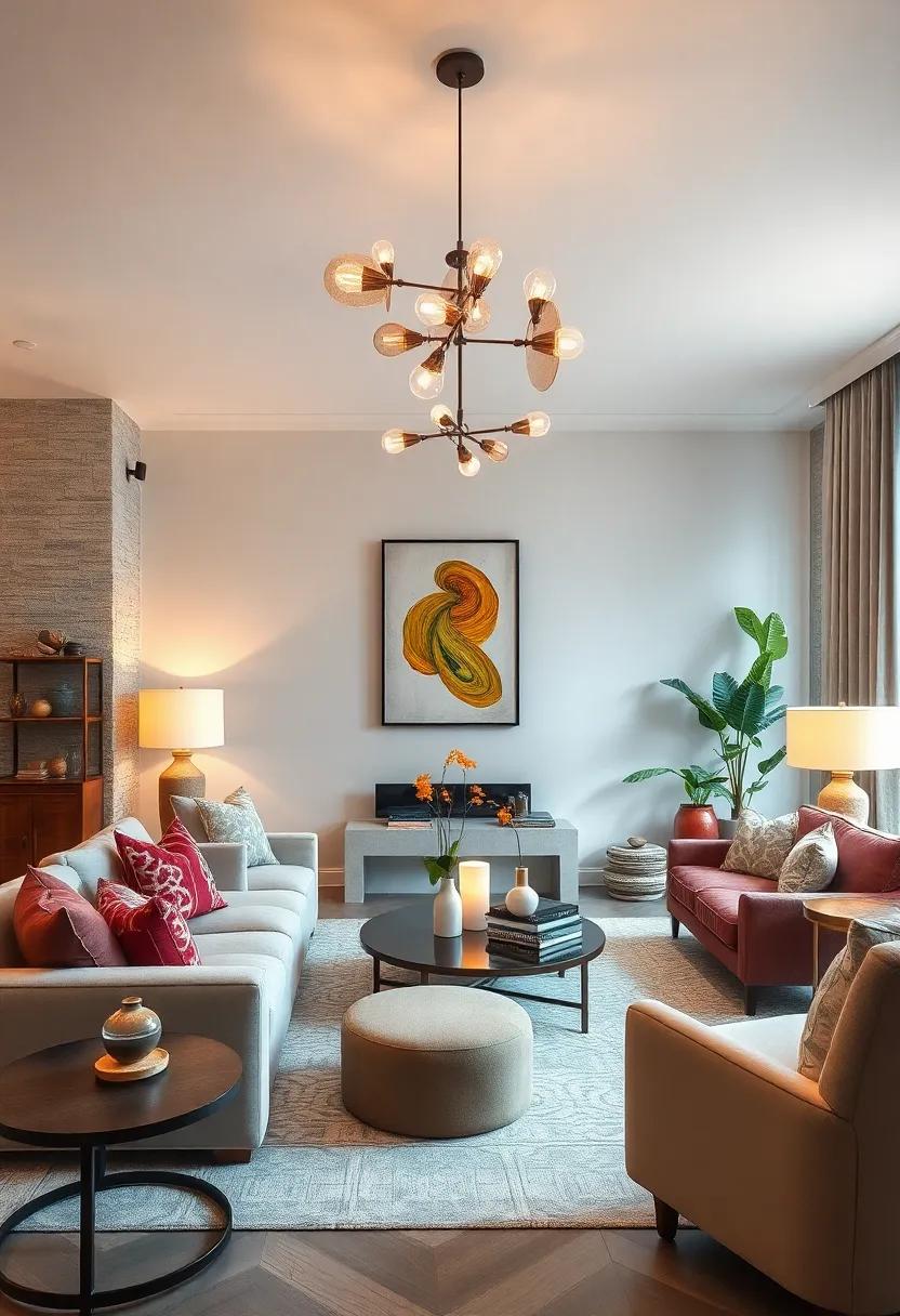 Contemporary ⁤Drum Shade: Achieve ‍a clean look⁤ with a modern​ drum shade‌ ceiling fixture that provides diffused light and complements minimalist designs