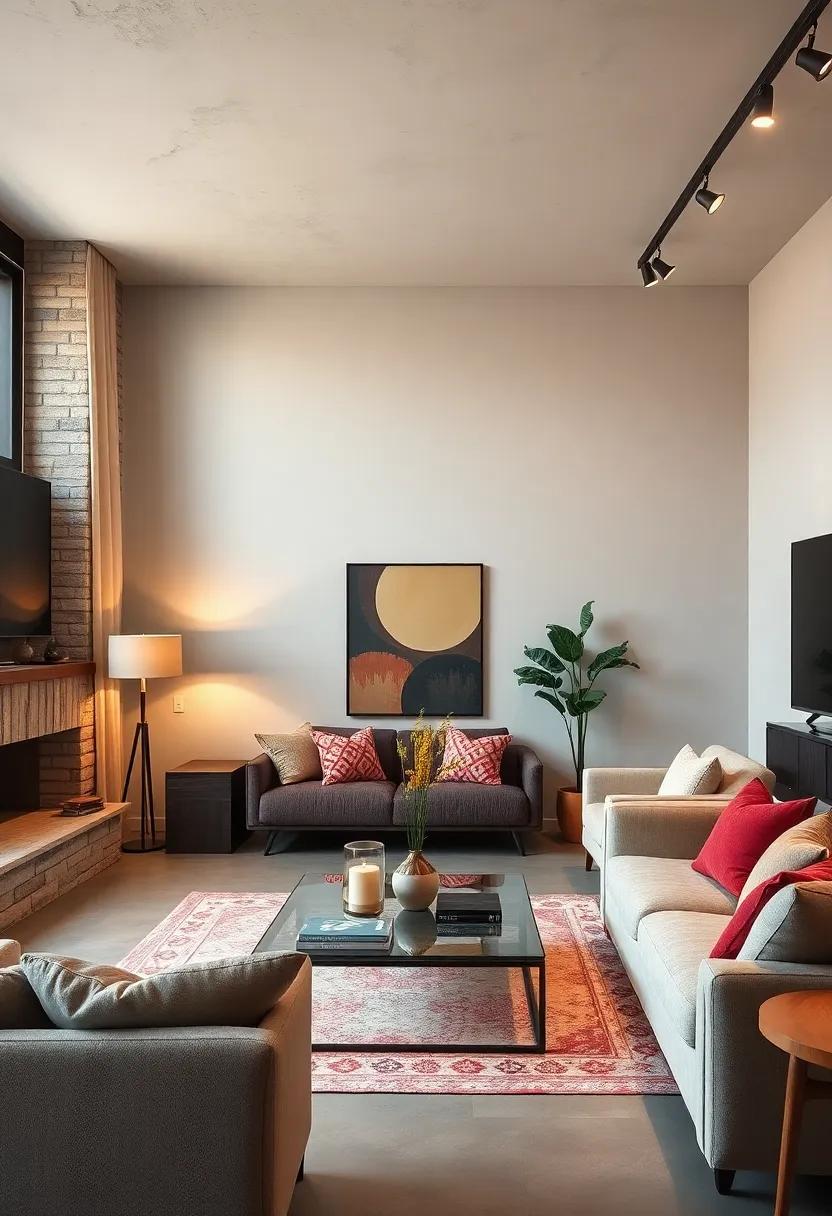 Minimalist Track Lighting: showcase your art and treasures ‌with adjustable track lighting that ⁤provides​ flexibility⁢ and a clean modern look