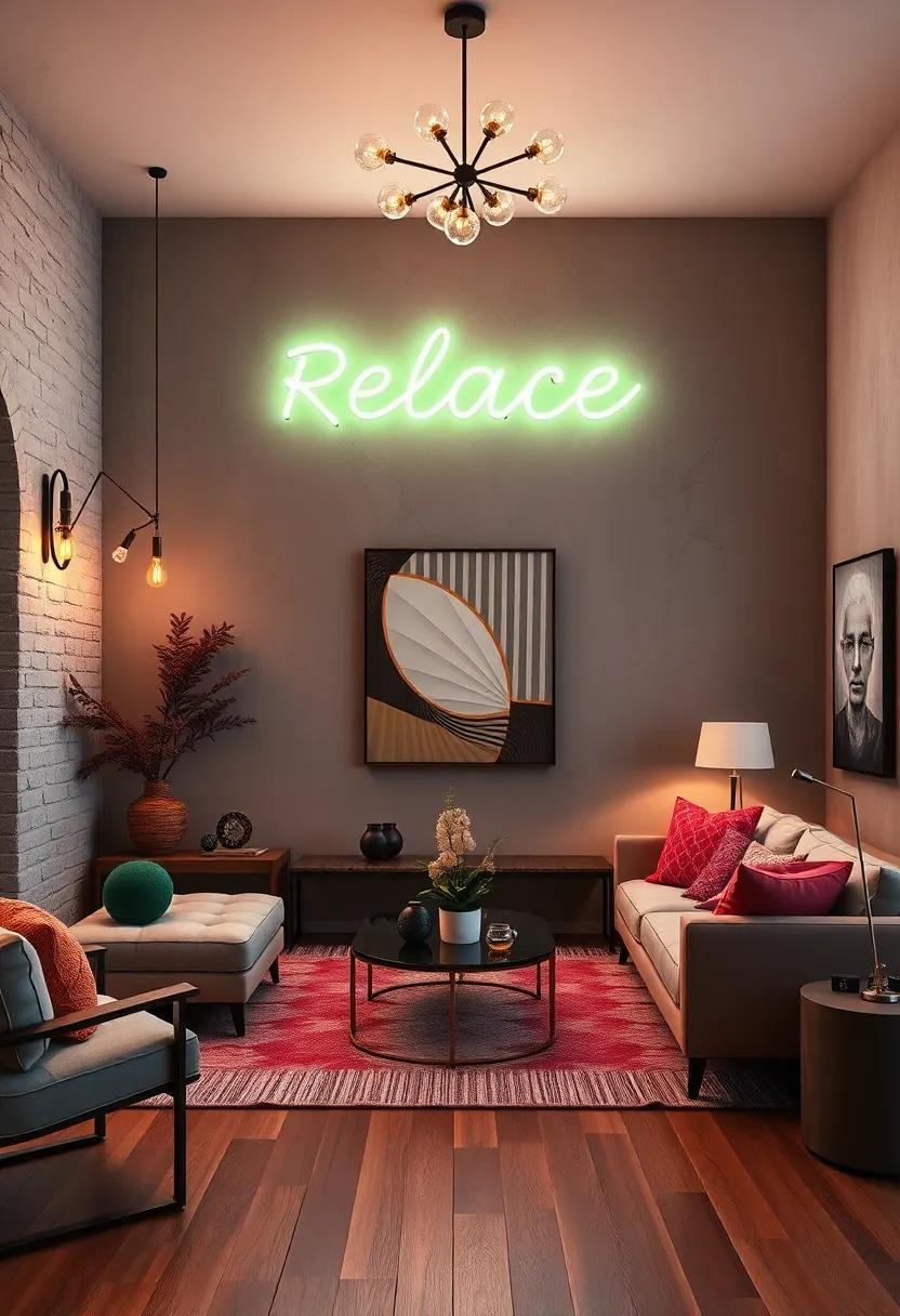Neon Sign ‌Art:⁢ Make a bold ⁤statement ⁣with ‌a custom neon sign that⁣ conveys your personality, providing both illumination and a playful⁣ touch