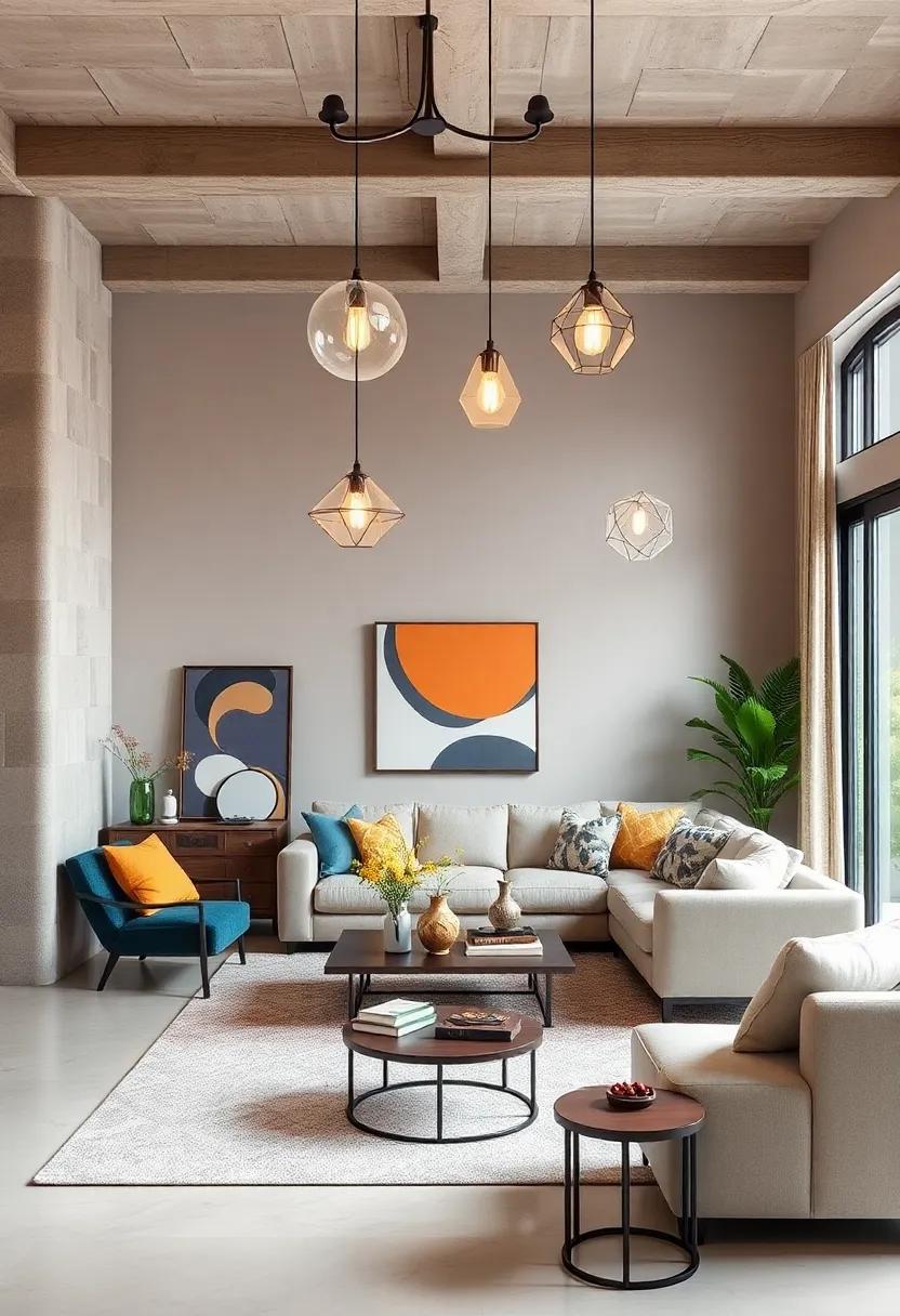 Geometric Pendant⁣ Lights: Break away⁣ from tradition ‌with pendant lights featuring sharp angles and modern designs,perfect for adding a contemporary⁣ flair