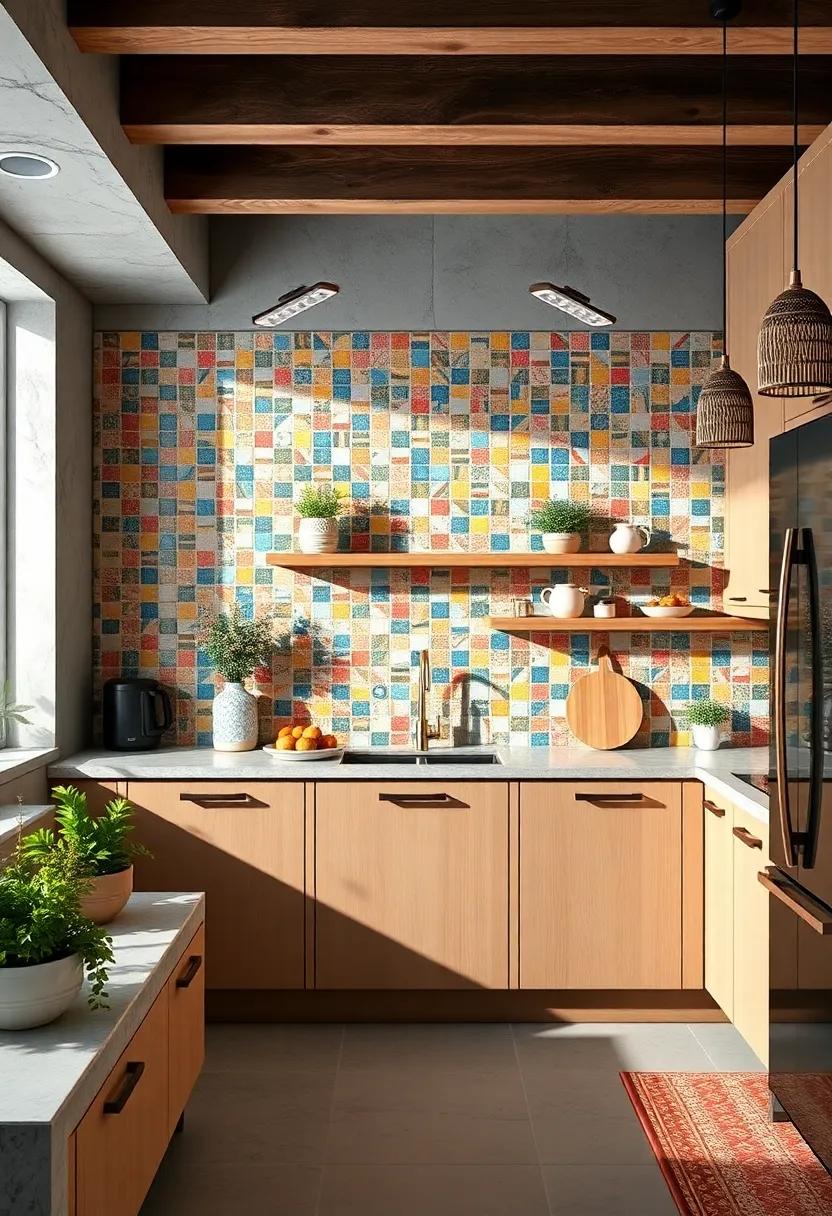 Colorful Mosaic Tiles: get creative ‌with‌ colorful mosaic tiles, ⁣allowing for intricate designs that express your personality‌ through artful arrangements