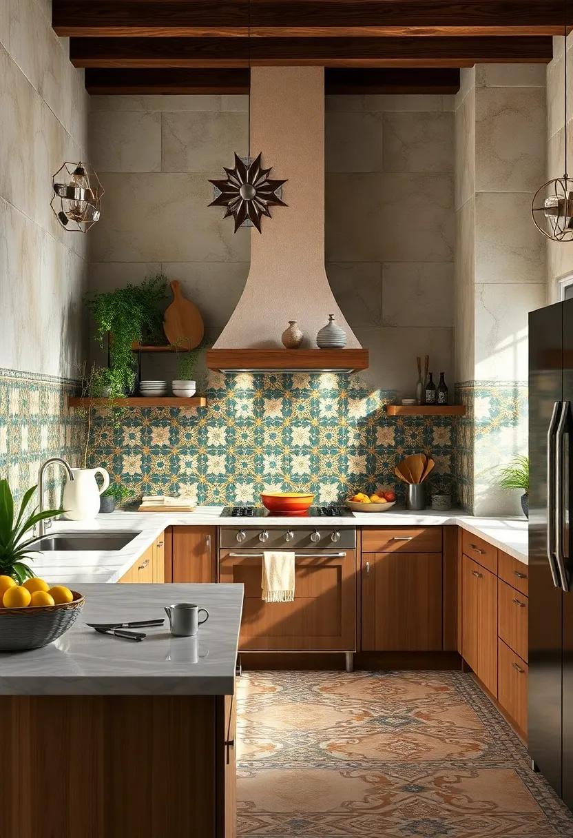 Intricate Moroccan ⁣Tiles: Infuse your kitchen with vibrant colors and intricate patterns through Moroccan tiles, perfect for creating an exotic atmosphere