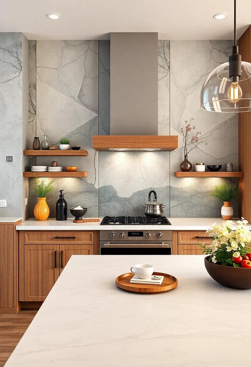 Painted Panels: Showcase your artistic⁤ side‌ with hand-painted panels, integrating⁤ custom artwork that transforms your backsplash ⁢into a focal point