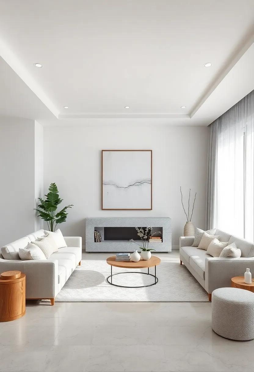 Botanical Touch: Introduce potted plants or fresh ​flowers for a hint of life⁤ that complements the neutral tones⁢ beautifully