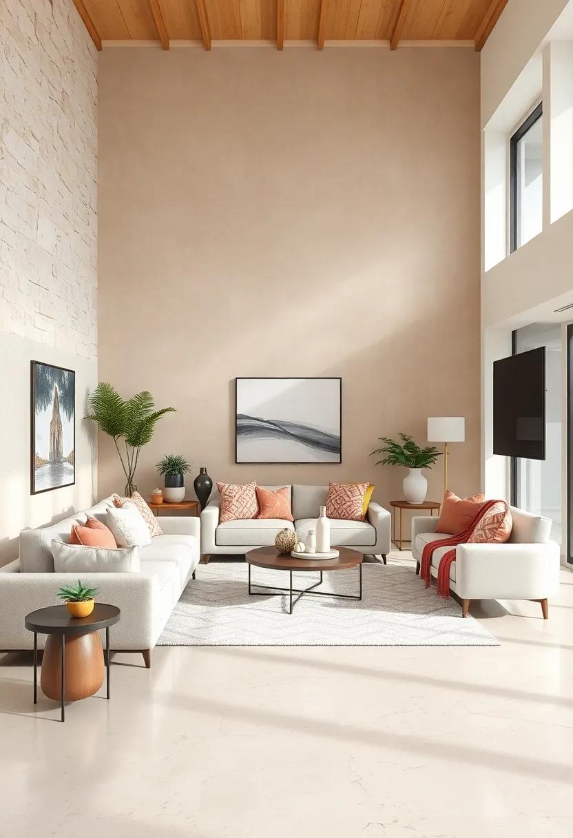 Accent Walls: Consider a ⁤soft, painted accent wall in ⁢a warm neutral shade to create ​a focal point without overwhelming the ​senses