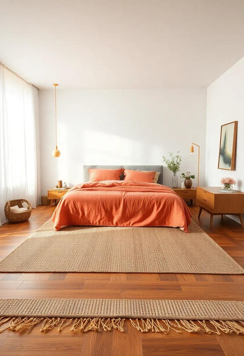 Natural Fiber Rugs: Layer a soft,natural fiber rug over ‌hardwood flooring to enhance the warmth and introduce varying textures