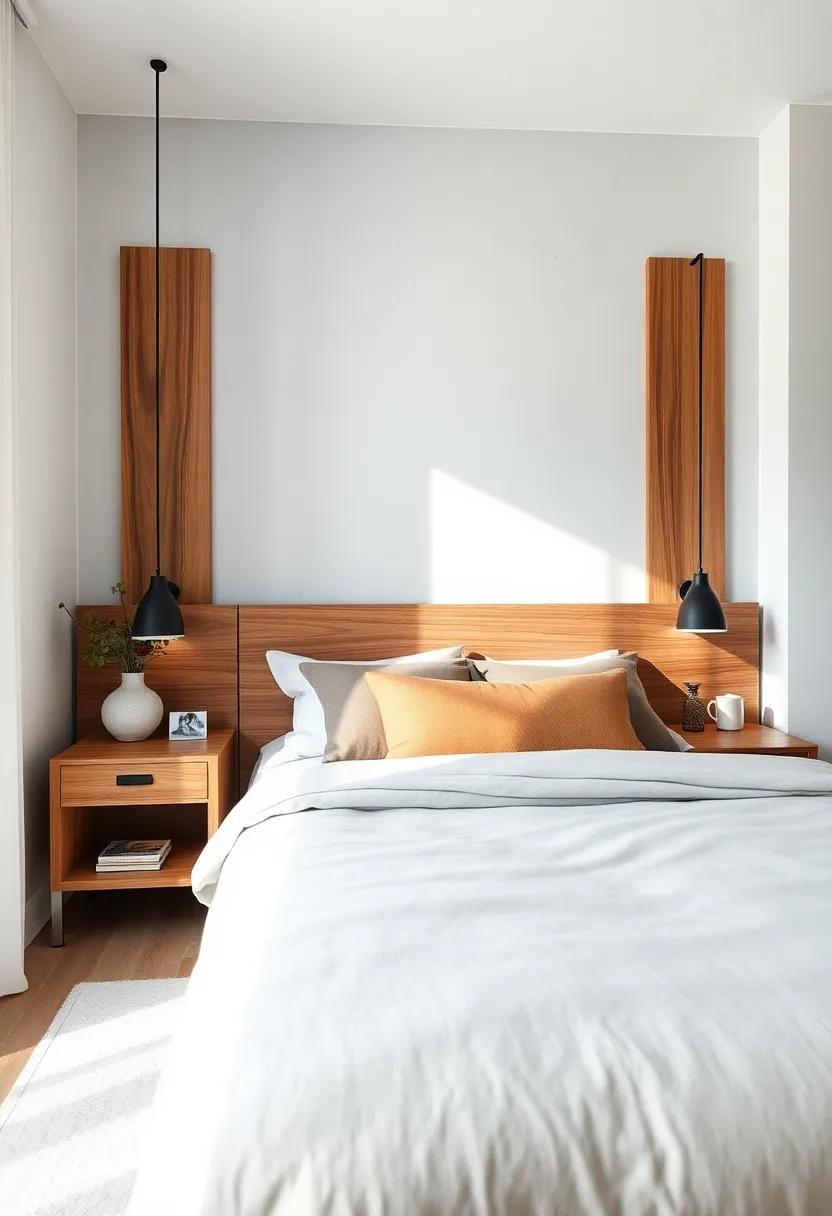 Simple Nightstands: Choose sleek wooden nightstands ⁣with clean lines,providing essential storage⁢ while preserving the minimalist look