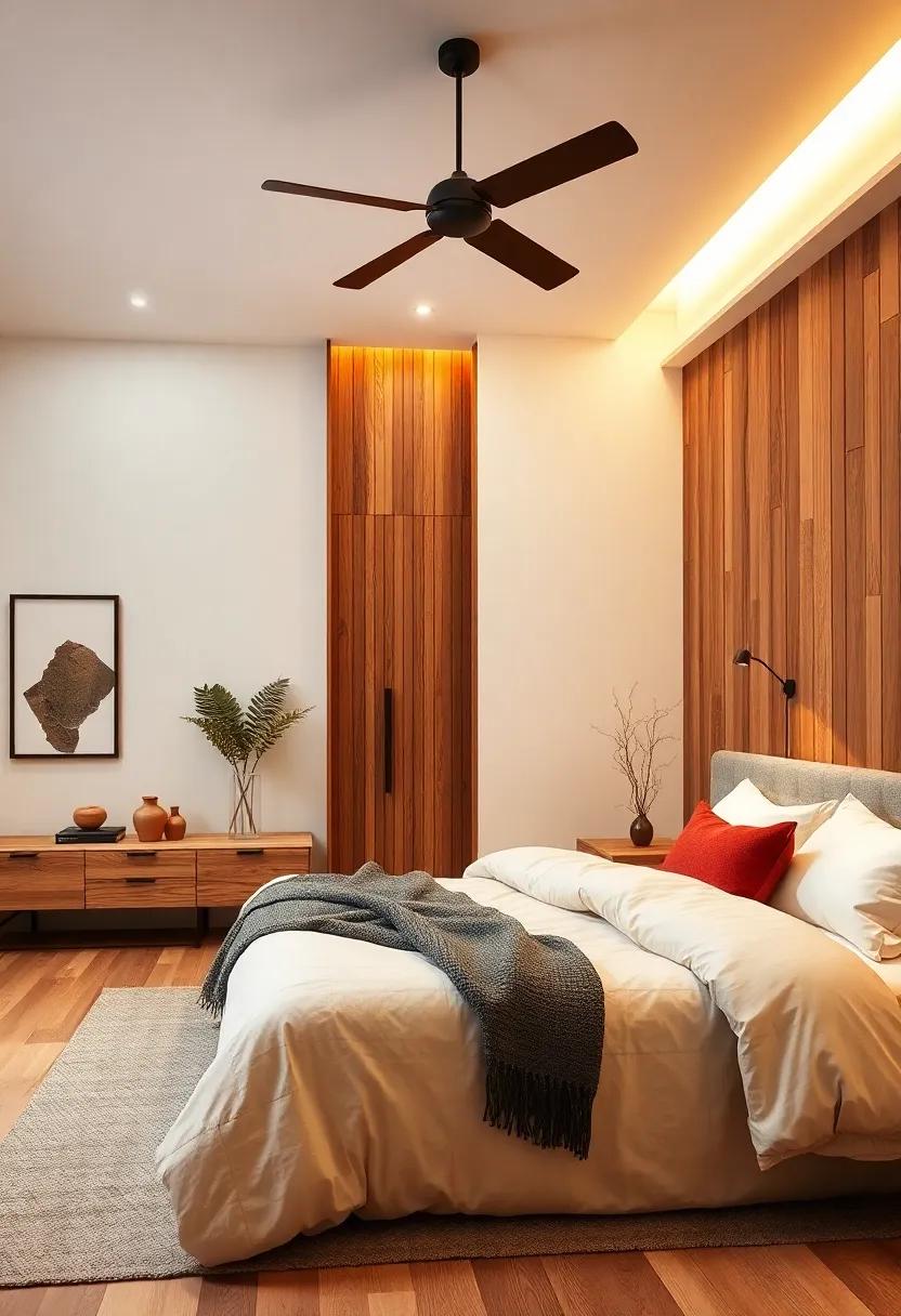 Warm-toned Wall Paint: Paint your⁢ walls in soft warm hues that complement your wooden accents, creating a homely and inviting ambiance