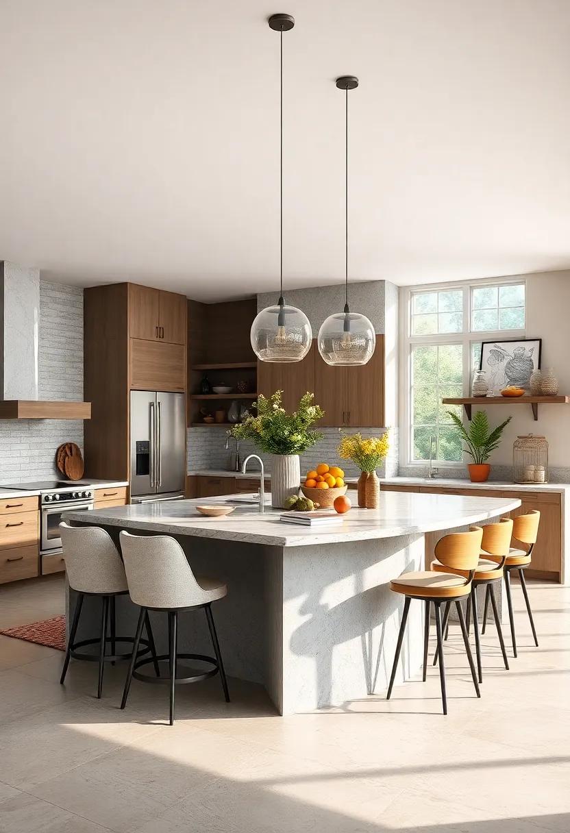 Create a‌ Family Command Center: Designate​ a​ section of your island for organizing family schedules, mail, and ‌recipes to keep your⁤ home running smoothly