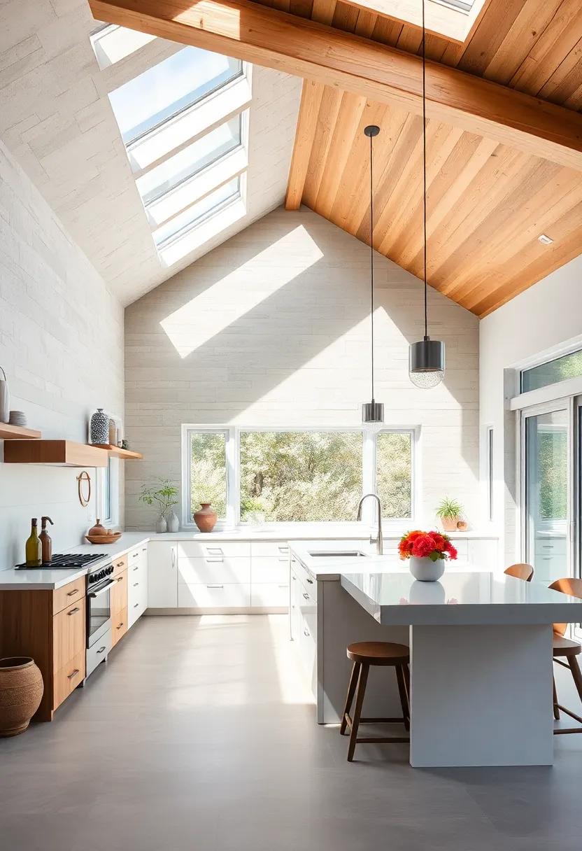 Embrace Natural ‍Light:​ Maximize the use ⁣of windows and skylights to create a bright⁢ and airy ‍atmosphere in your open concept kitchen