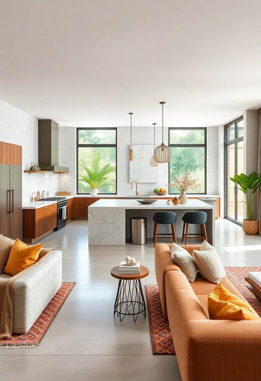 Incorporate‌ a ⁢Double Island: For larger ⁢spaces, consider two islands—one‌ for cooking and prepping ‍and ⁤another for dining and gathering