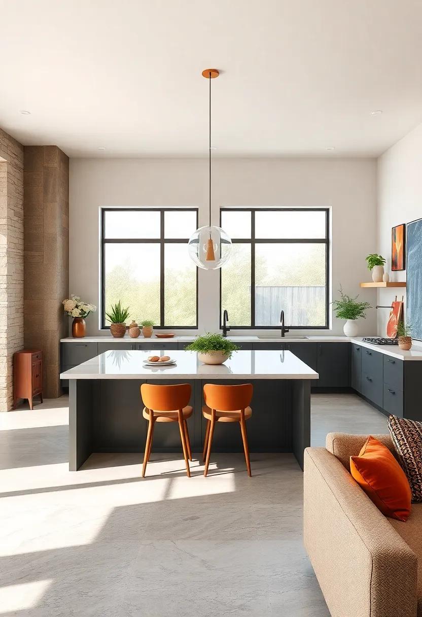 Personalize ​with Artwork: Showcase your style ⁤by incorporating ‍art or photographs on the walls or displaying ‍seasonal decor on the island