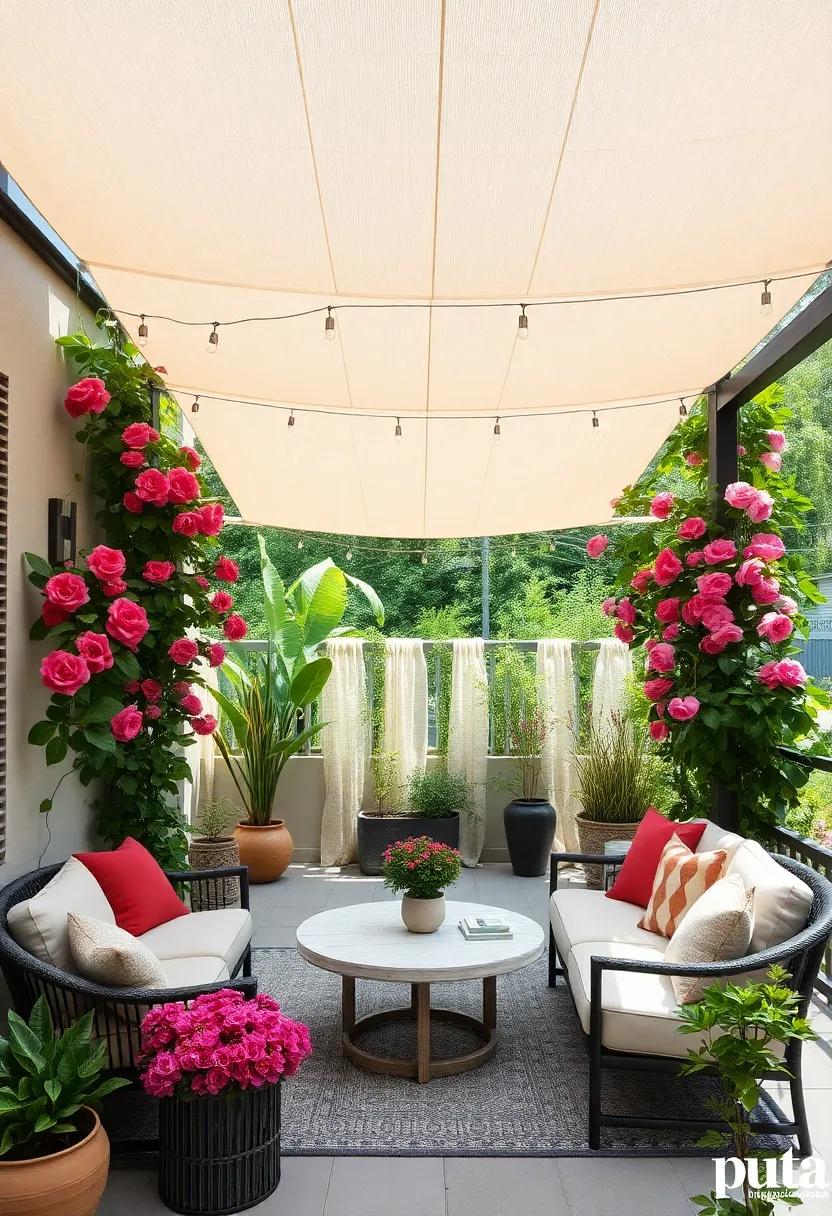 Climbing Roses - Their delightful‌ fragrances and⁢ vibrant⁤ colors will envelop your outdoor space in beauty, creating a serene retreat