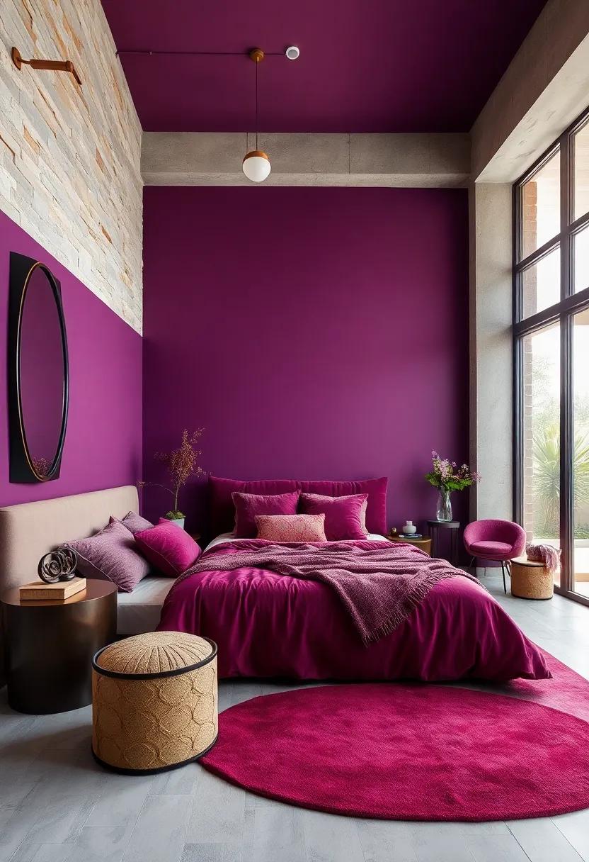 claret ‍Purple: ‍A deep red-purple that‍ brings warmth‌ and ⁢a⁣ hint of sophistication to your bedroom