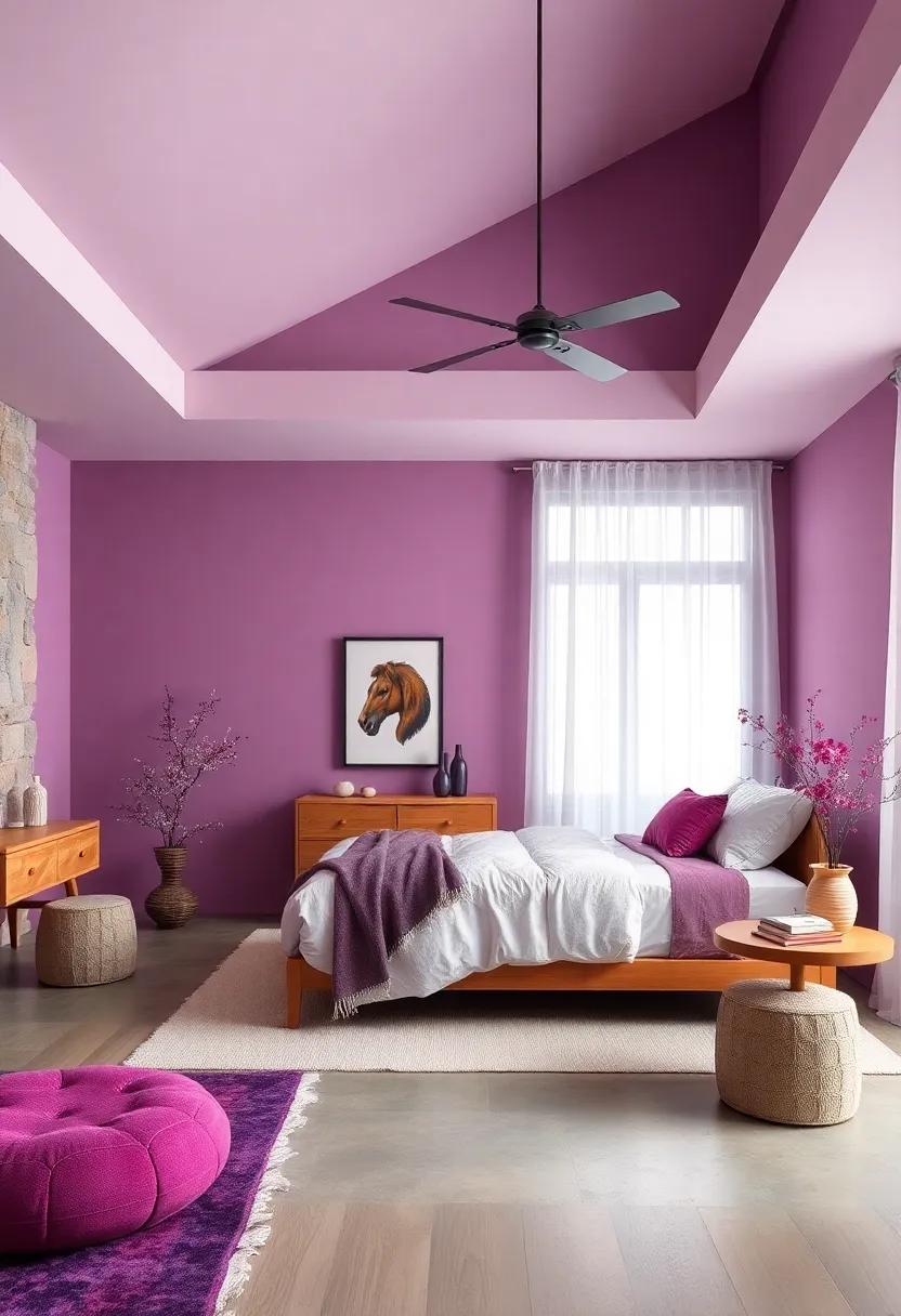 Faded Heather: A nostalgic, cozy color, faded heather brings a sense of warmth and comfort to the room