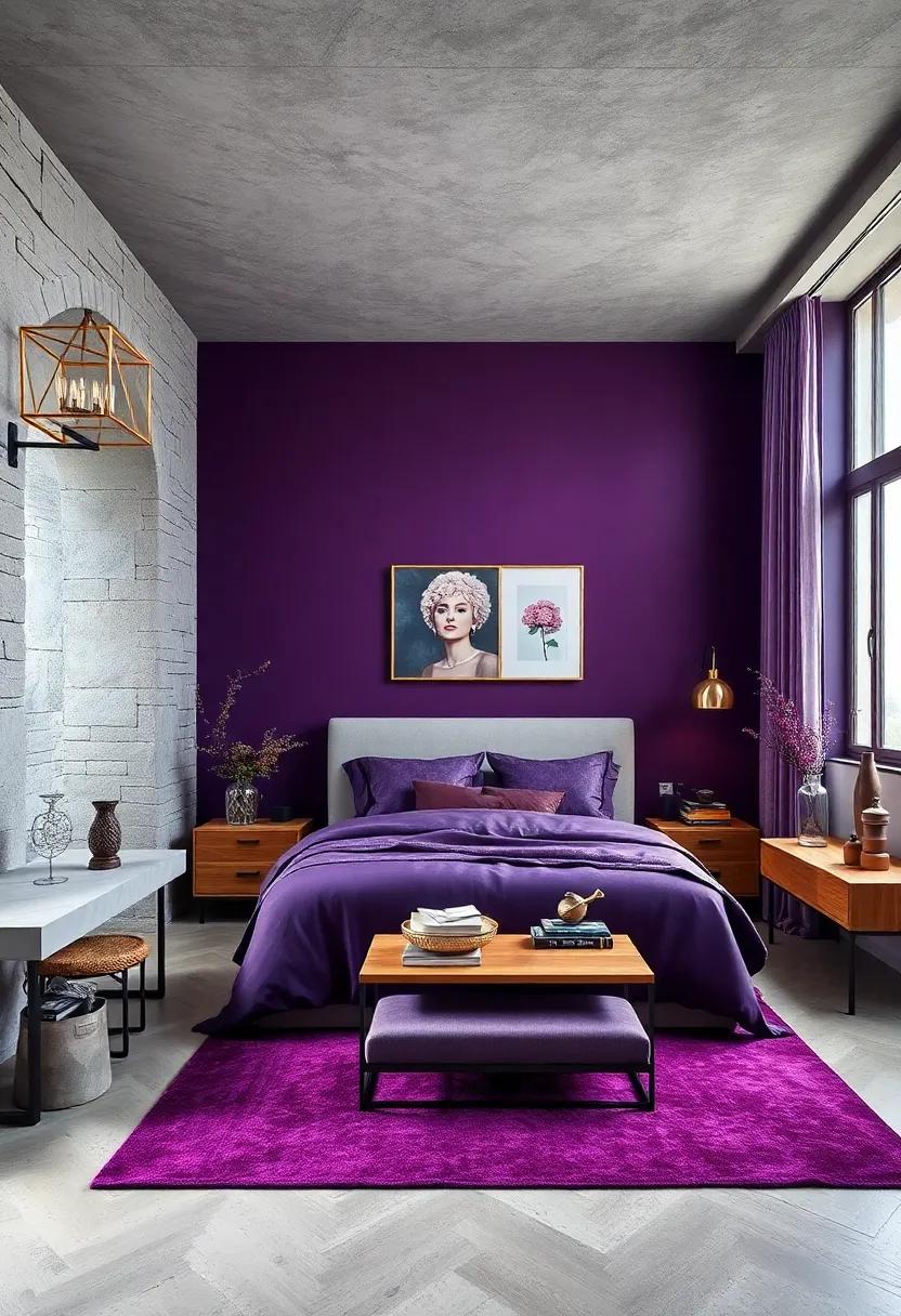 Midnight Purple: Deep‍ and dramatic, midnight purple‌ creates a cocooning ⁣effect, perfect for restful nights