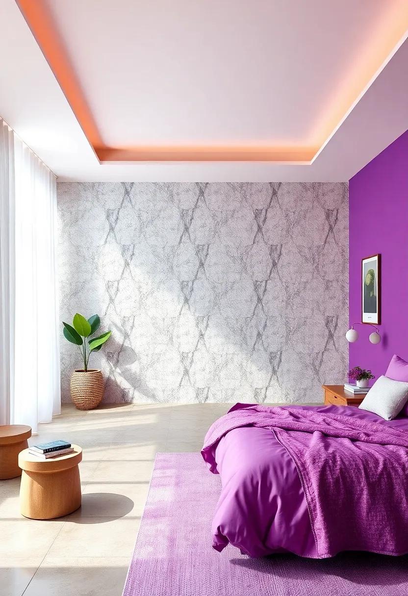 Orchid​ Bloom: A bright‍ yet ‌soothing color, ‌it brings a⁢ playful spirit to your bedroom without overwhelming⁣ the senses