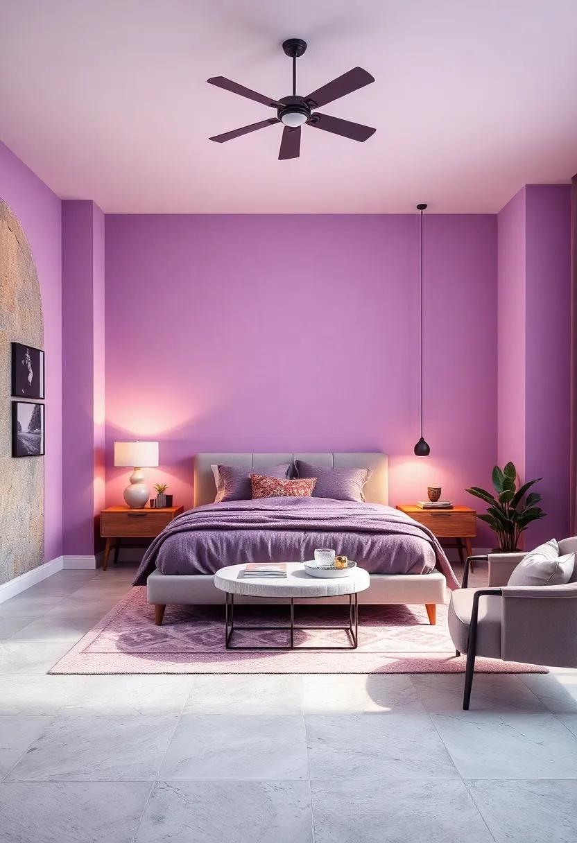Pastel Purple: A‌ soft and muted version of purple, ideal for a ⁤gentle atmosphere with ⁤a hint of whimsy