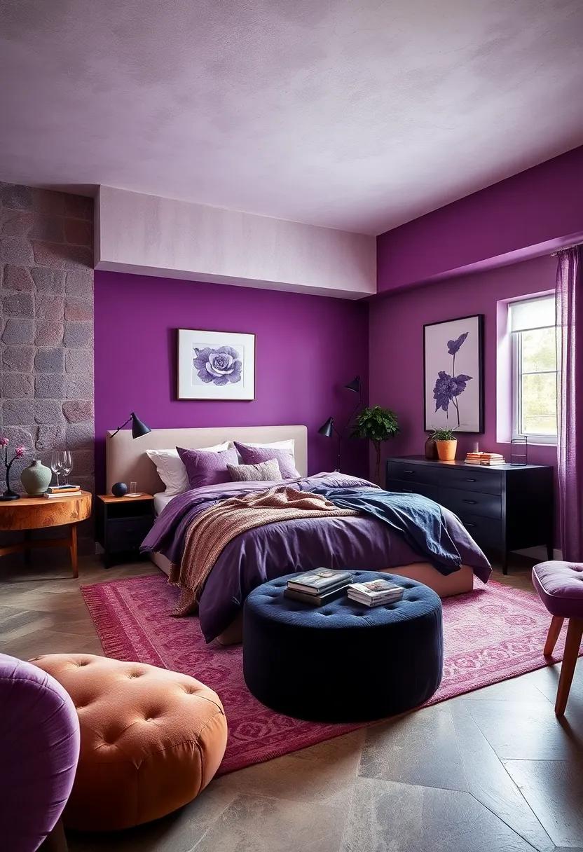 ripe⁢ Plum: A luscious, deep color that adds depth and dimension to your⁤ walls or furniture pieces