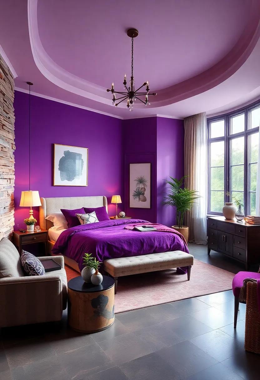 Royal Purple: Channel royalty and opulence‍ with this rich color that makes a statement in ‌any room