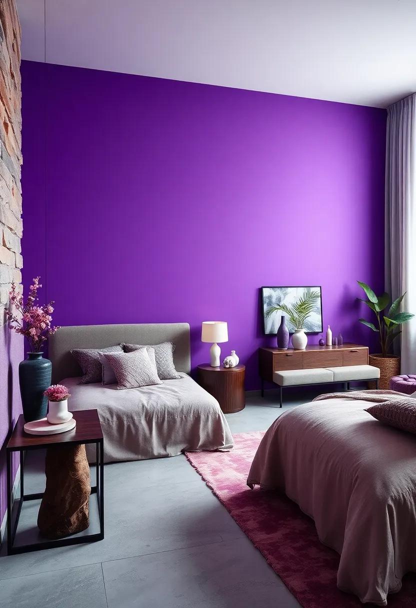 Violet Vision: Bold⁤ and creative, this color sparks inspiration and sets an imaginative tone in your personal retreat